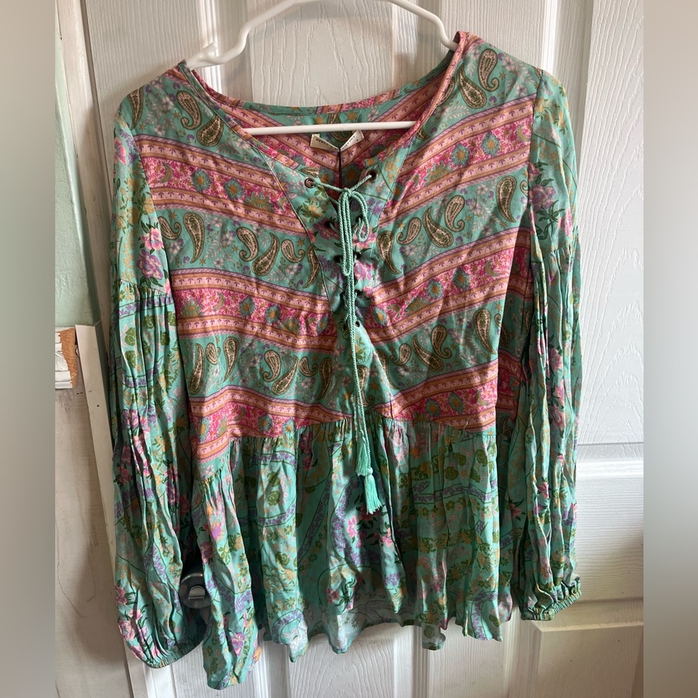 New with tags spell city lights blouse